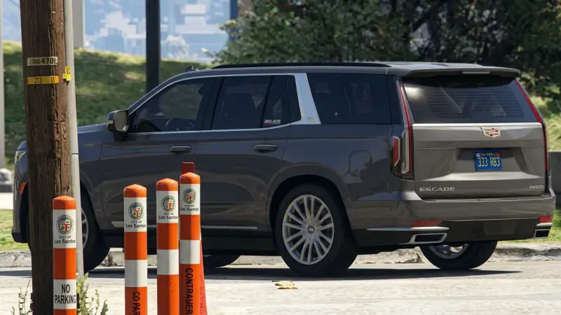 Albany Cavalcade XL, AI-enhanced example image from official GTA 6 media